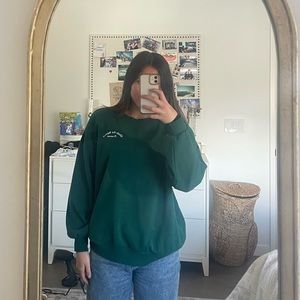 Dark Green Club de Sport France Crewneck H&M Size: Small